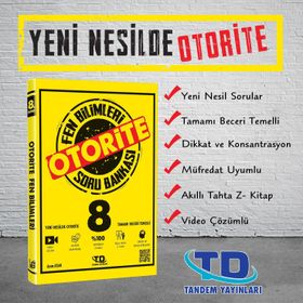 8.Sınıf Fen Bilimleri Otorite Soru Bankası-Tandem Yayınları