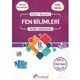 8. Sınıf Fen Bilimleri Özet Bilgili Soru Bankası Köşebilgi Yayınları