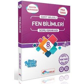 8. Sınıf Fen Bilimleri Özet Bilgili Soru Bankası Köşebilgi Yayınları