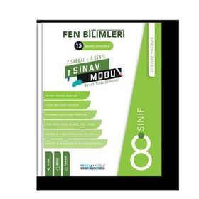 8. Sınıf Fen Bilimleri Sınav Modu 15 Deneme-Pruva Akademi Yayınları
