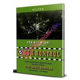 8. Sınıf Fen Bilimleri Son Kontrol Deneme - Bilfen Yayınları