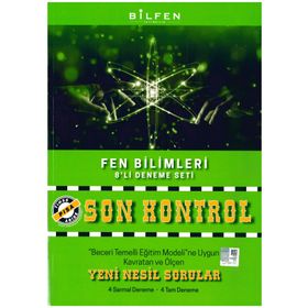 8. Sınıf Fen Bilimleri Son Kontrol Deneme - Bilfen Yayınları