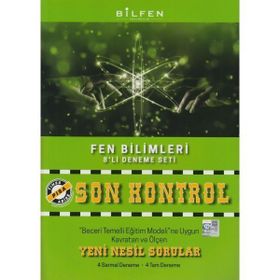 8. Sınıf Fen Bilimleri Son Kontrol Deneme - Bilfen Yayınları
