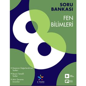 8. Sınıf Fen Bilimleri Soru Bankası-5 Yıldız Yayınları