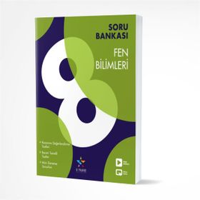8. Sınıf Fen Bilimleri Soru Bankası-5 Yıldız Yayınları