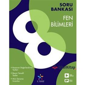 8. Sınıf Fen Bilimleri Soru Bankası-5 Yıldız Yayınları
