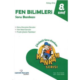 8. Sınıf Fen Bilimleri Soru Bankası Canim Hocam Yayınları