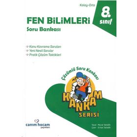 8. Sınıf Fen Bilimleri Soru Bankası Canim Hocam Yayınları