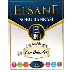 8. Sınıf Fen Bilimleri Soru Bankası Efsane Yayınları