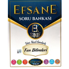 8. Sınıf Fen Bilimleri Soru Bankası Efsane Yayınları