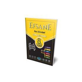 8. Sınıf Fen Bilimleri Soru Bankası Efsane Yayınları