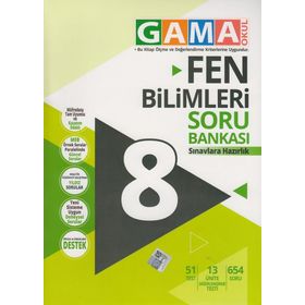 8. Sınıf Fen Bilimleri Soru Bankası - Gama Yayınları