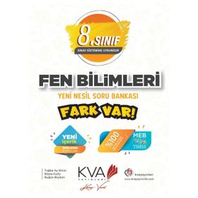 8. Sınıf Fen Bilimleri Soru Bankası - Koray Varol Yayınları