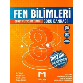 8. Sınıf Fen Bilimleri Soru Bankası - Mozaik Yayınları