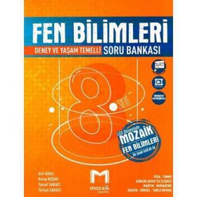 8. Sınıf Fen Bilimleri Soru Bankası - Mozaik Yayınları