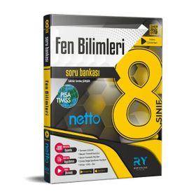 8. Sınıf Fen Bilimleri Soru Bankası Tamamı Video Çözümlü Netto-Referans Yayınları