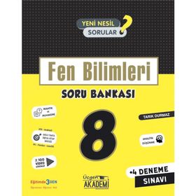 8. Sınıf Fen Bilimleri Soru Bankası-Üçgen Akademi Yayınları