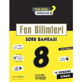 8. Sınıf Fen Bilimleri Soru Bankası-Üçgen Akademi Yayınları