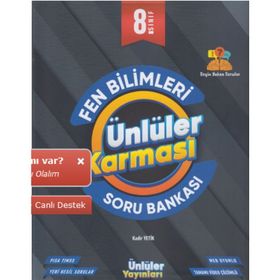 8.Sınıf Fen Bilimleri Soru Bankası Yeni Nesil-Fen Bilimleri Yayınları