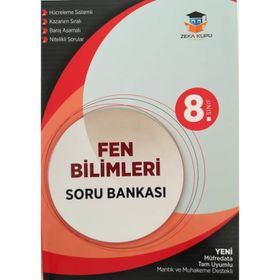 8. Sınıf Fen Bilimleri Soru Bankası Zeka Küpü Yayınları