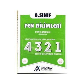 8. Sınıf Fen Bilimleri Soru Bankası+Denemeler-Avantaj Yayınları