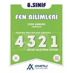8. Sınıf Fen Bilimleri Soru Bankası+Denemeler-Avantaj Yayınları