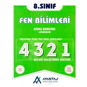 8. Sınıf Fen Bilimleri Soru Bankası+Denemeler-Avantaj Yayınları