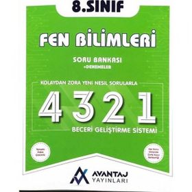 8. Sınıf Fen Bilimleri Soru Bankası+Denemeler-Avantaj Yayınları