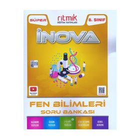 8. Sınıf Fen Bilimleri Süper İnova Soru Bankası-Ritmik Eğitim Yayınları