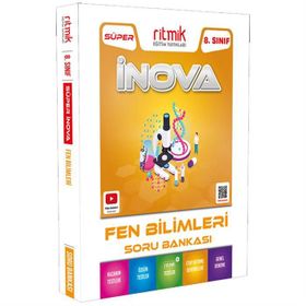 8. Sınıf Fen Bilimleri Süper İnova Soru Bankası-Ritmik Eğitim Yayınları