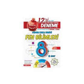 8. Sınıf Fen Bilimleri Süper Zeka 12 li Deneme Fen Liselerine Hazırlık-Nartest Yayınları