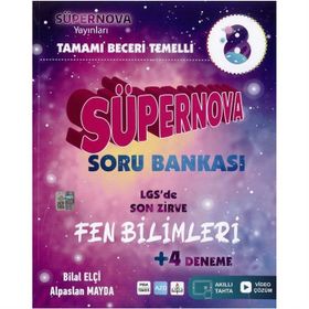 8. Sınıf Fen Bilimleri Süpernova Soru Bankası-Artı Zeka Yayınları