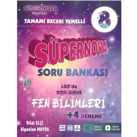 8. Sınıf Fen Bilimleri Süpernova Soru Bankası-Artı Zeka Yayınları