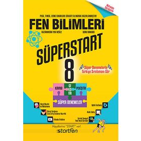 8. Sınıf Fen Bilimleri Süperstart Soru Bankası - Startfen Yayınları
