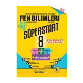 8. Sınıf Fen Bilimleri Süperstart Soru Bankası - Startfen Yayınları