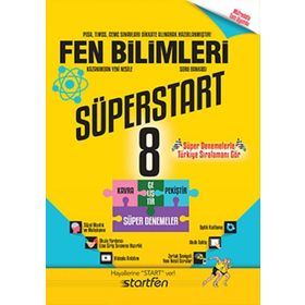 8. Sınıf Fen Bilimleri Süperstart Soru Bankası - Startfen Yayınları