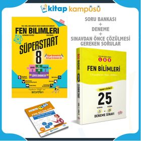 8. Sınıf Fen Bilimleri Süperstart Soru Bankası - Startfen Yayınları