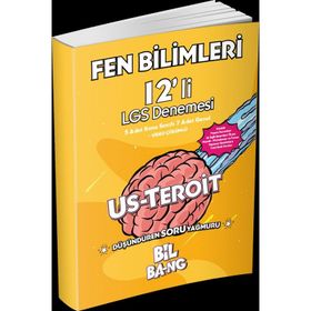 8. Sınıf Fen Bilimleri Us-Teroit 12 LGS Denemesi-Kültür Yayınları