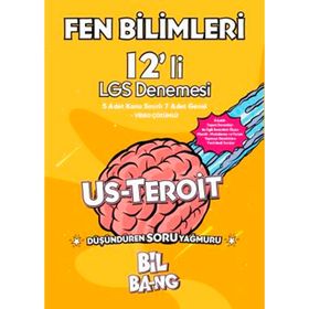 8. Sınıf Fen Bilimleri Us-Teroit 12 LGS Denemesi-Kültür Yayınları