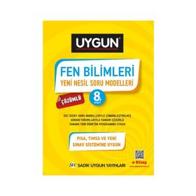 8. Sınıf Fen Bilimleri Üst Düzey Soru Modelleri-Sadık Uygun Yayınları