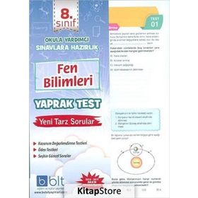 8. Sınıf Fen Bilimleri Yaprak Test-Bulut Eğitim