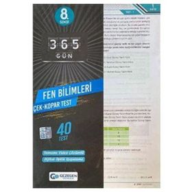 8. Sınıf Fen Bilimleri Yaprak Test Gezegen Yayıncılık