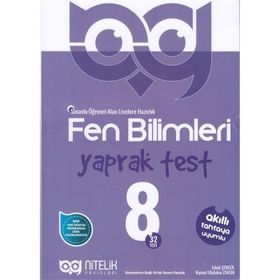 8. Sınıf Fen Bilimleri Yaprak Test-Nitelik yayınları