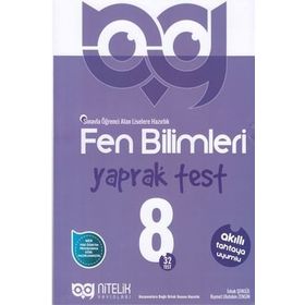 8. Sınıf Fen Bilimleri Yaprak Test-Nitelik yayınları