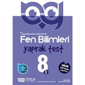 8. Sınıf Fen Bilimleri Yaprak Test-Nitelik yayınları