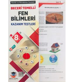 8.sınıf Fen Bilimleri Yaprak Test Zeka Küpü Yayınları