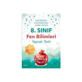 8. Sınıf Fen Bilimleri Yaprak Testi-Yeni Müfredat-Nartest Yayınları