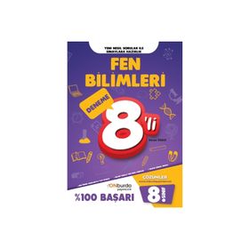 8. Sınıf Fen Bilimleri Yeni Nesil Branş Denemeleri-Onburda Yayınları