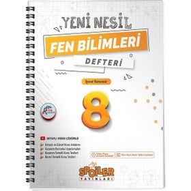 8. Sınıf Fen Bilimleri Yeni Nesil Defteri Spoiler Yayınları