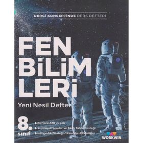 8. Sınıf Fen Bilimleri Yeni Nesil Ders Defteri-Workwin Yayınları